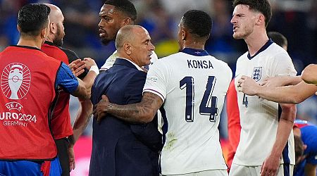 Slovakia boss Francesco Calzona explains Declan Rice row after angry clash follows England comeback
