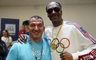 Pyrros Dimas: Photographed with Snoop Dogg in France