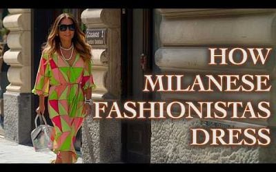Exclusive Italian Street Fashion. How Milanese Fashionistas dress. Best summer outfits