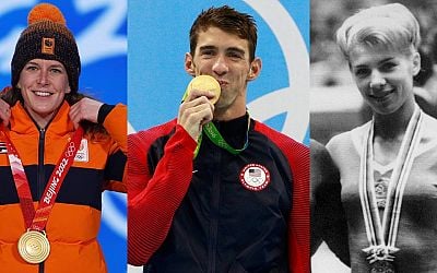 The Olympians with the most medals in history