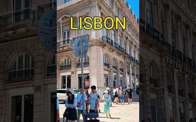 Tourists in Lisbon PORTUGAL #lisboa #lisbon #shorts #portugal
