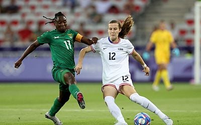 The U.S. Women's soccer team opened the Paris Olympics with an easy win over Zambia