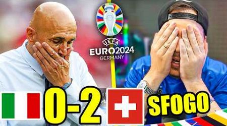 SVIZZERA vs ITALIA 2-0 - VERGOGNA!! RIDICOLI - VIDEO SFOGO + REAZIONE EURO 2024