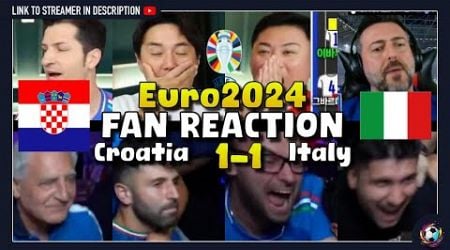 Fans Reaction To Croatia 1-1 Italy | Euro 2024
