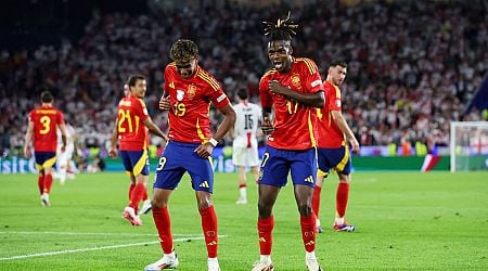 Spain recover from early shock to stroll past Georgia and into quarter-finals