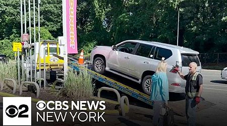 Cars sustain damages after filling up at New York gas station