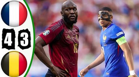 France vs Belgium 4-3 Highlights &amp; All Goals - Euro 2024