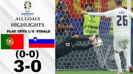 Penalty kicks Josip Ilicic missed penalty, Portugal vs Slovenia (0-0) 3-0 Highlights | UEFA EURO 24