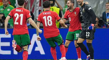 Costa saves 3 penalties as Portugal tops Slovenia to reach Euro quarters
