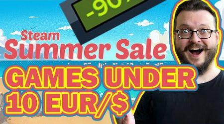 Steam SUMMER SALE 2024 - 30 BEST GAMES UNDER 10 Eur/$
