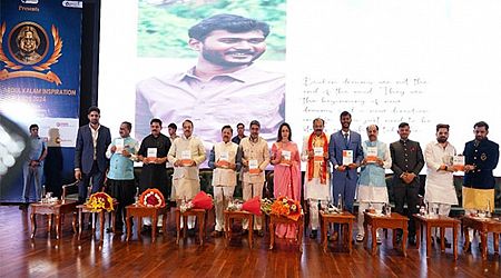 Tamil Nadu Youngster Josan Ranjjith's book launched at Bharat Mandapam, Pragati Maidan, Delhi!