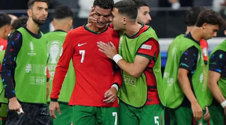 Distraught Ronaldo in tears after penalty miss but Portugal still triumph