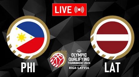 FIBA LIVE! GILAS PILIPINAS vs LATVIA | July 2, 2024 | 2024 FIBA OLYMPIC QUALIFIER LIVE 2K