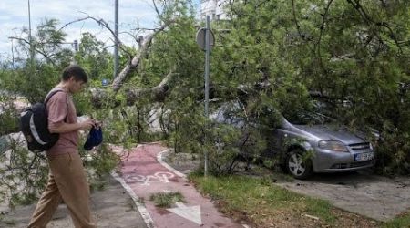 Two dead after powerful storm sweeps through western Balkans