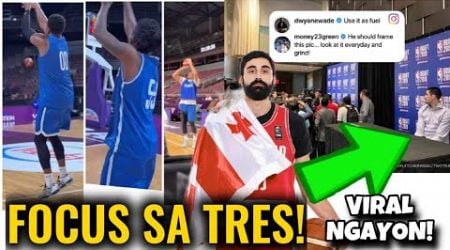Pasilip sa huling PRACTICE ng GILAS bago ang LABAN sa LATVIA Viral ang NBA Player ngayon ng GEORGIA!