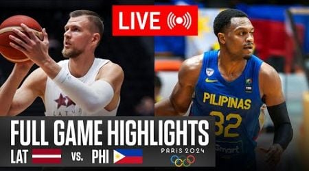 Gilas Pilipinas vs Latvia Full Game Highlights | Paris Olympic Qualifying Tournament 2024 | NBA 2K24