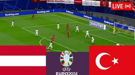 Austria vs Turkey LIVE. Euro Cup 2024 Germany Full Match - Simulation Video Games