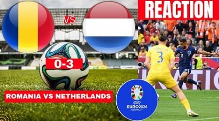 Romania vs Netherlands 0-3 Live Stream Euro 2024 Football Match Score Commentary Highlights Direct