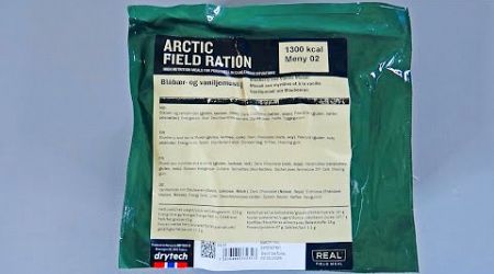 Tasting Norwegian Arctic Field Ration Military MRE (Meal Ready to Eat)