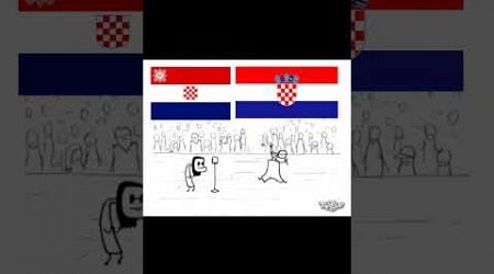 Croatia vs. WWII Croatia #memes #history #croatia #ww2 #eurovision2024 #babylasagna
