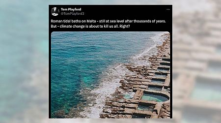No, Pic Doesn't Show 'Roman Tidal Baths' in Malta at Same Sea Level as Thousands of Years Ago