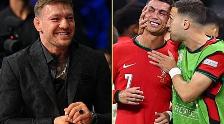 'True passion' - Conor McGregor throws support behind Cristiano Ronaldo after he bursts into tears following penalty miss