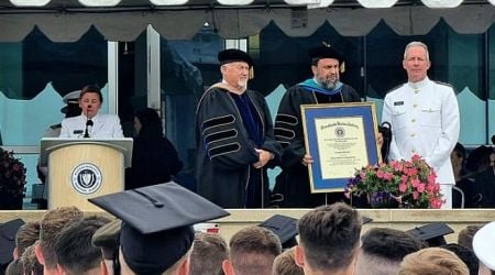 Evangelos Marinakis gets honorary doctorate at Massachusetts Maritime Academy for his long contribution to the shipping industry