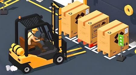 Forklift Extreme Simulator: Joey&#39;s Warehouse Levels 1-5 - Mobile Gameplay Android, Truck Game