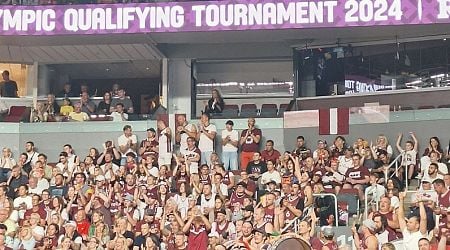 Latvia starts Olympic basketball qualifying in fine style with win over Georgia