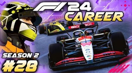 F1 24 CAREER MODE: TWO Safety Cars in MESSY MONACO GP! McLaren MP4/4 Tribute Livery!