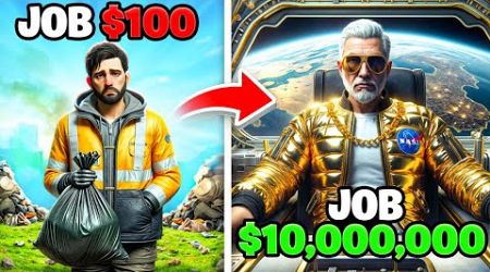 $1 vs $10,000,000 Job in GTA 5!