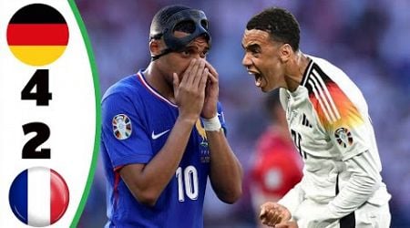 Germany Knockout - Germany vs France 4-2 | Extended Highlights &amp; Goals - 2024 HD