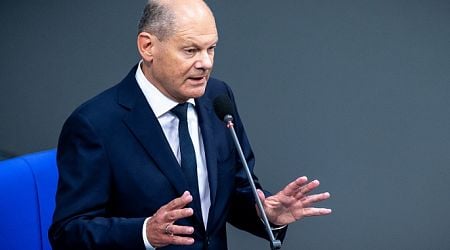 Scholz gives 'guarantee' Germany won't be party to war in Ukraine