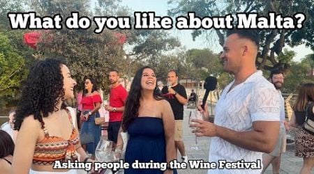I asked people what they like the most about Malta!