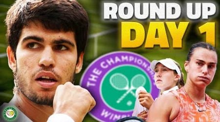 Alcaraz, Sinner &amp; Raducanu WIN! | Wimbledon 2024 Day 1 Highlights | GTL Tennis Podcast