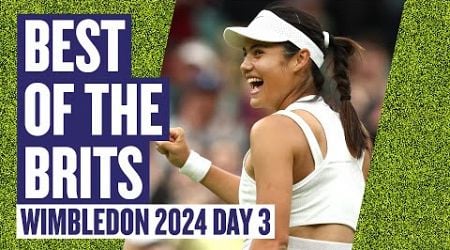 Emma &amp; Sonay Into Round Three! | Highlights - Brits Day 2 Wimbledon 2024 |