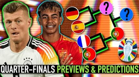EURO 2024 Quarter-Finals PREDICTIONS &amp; Preview: THE FINAL 8!