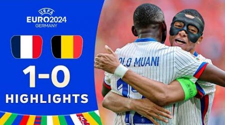 France 1-0 Belgium | All Goals &amp; Highlights | EURO 2024