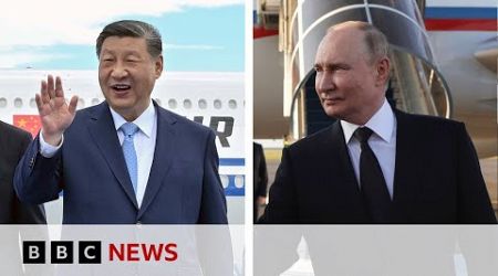 Presidents Xi and Putin arrive in Kazakhstan | BBC News