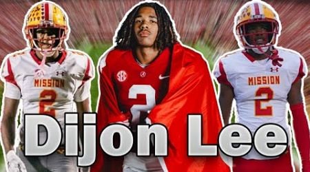 Best Cornerback in California! Dijon Lee Highlights | Reaction | Alabama Football Recruiting!