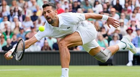 Novak Djokovic grinds out a victory over wild card Jacob Fearnley at Wimbledon