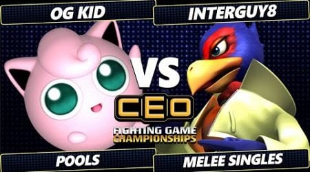 CEO 2024 - OG Kid (Jigglypuff) Vs. interguy8 (Falco) Smash Melee - SSBM