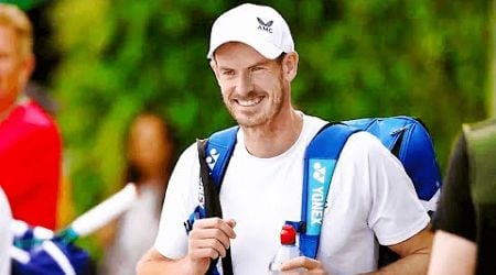 Andy Murray&#39;s Intense Training for Wimbledon 2024