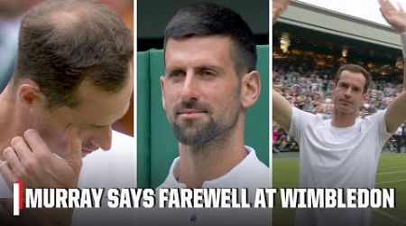 Andy Murray acknowledges Djokovic, Federer in emotional send-off | Wimbledon on ESPN