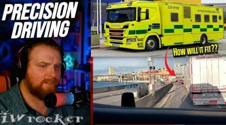 American Reacts to 18 ton Scania MICU Response - heavy traffic - Sweden