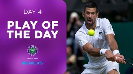Wizardry from Novak Djokovic | Play of the Day presented by Barclays