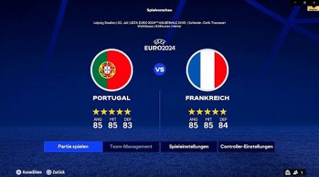 EA Sports FC 24 (PS5) - Euro 2024-Update - Das EM-Orakel: Portugal - Frankreich (Viertelfinale)