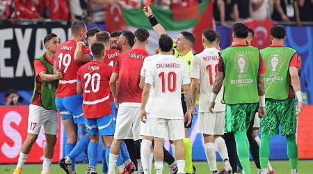 Turkey end dramatic Euro 2024 victory with two players sent off after post-match clash with Czech Republic