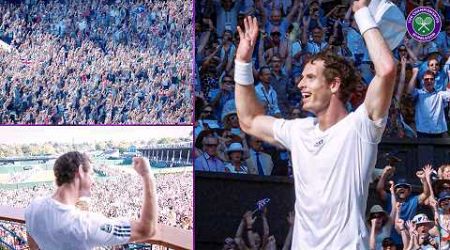 Incredible SCENES from Andy Murray&#39;s 2013 Wimbledon win