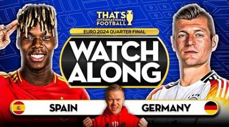 SPAIN vs GERMANY! LIVE EURO 2024 with Mark GOLDBRIDGE LIVE
